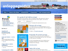 Tablet Screenshot of husagare.avloppsguiden.se
