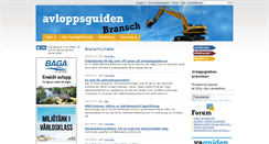 Desktop Screenshot of bransch.avloppsguiden.se